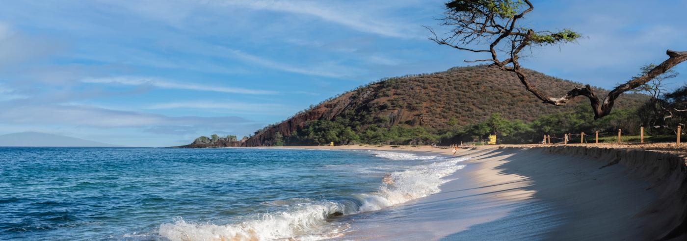 A natural beach view